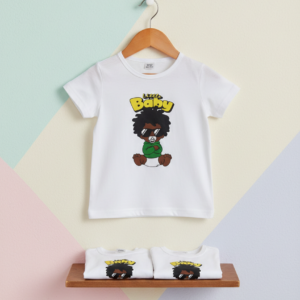Baby Graphic T-Shirt – Soft Cotton Short Sleeve Tee for Toddlers
