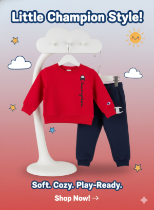 Champion Kids 2-Piece Sweatshirt & Jogger Set