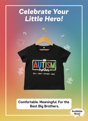 Autism Brother Toddler T-Shirt – Support Awareness, Comfortable Everyday Wear