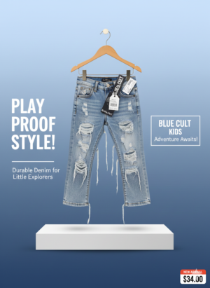 Blue Cult Kids Distressed Denim Jeans