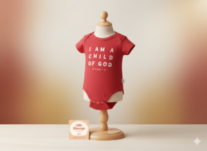 Baby “I Am a Child of God” Cotton Bodysuit