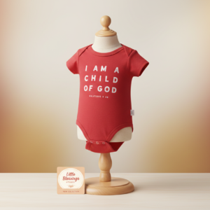 Baby “I Am a Child of God” Cotton Bodysuit