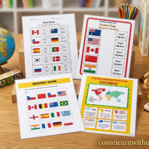 Explore the World: Flags of the Nations Interactive Learning Set