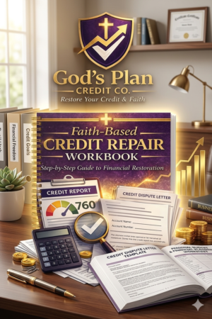 God’s Plan Faith-Based Credit Repair Workbook (Physical Spiral-Bound Edition)