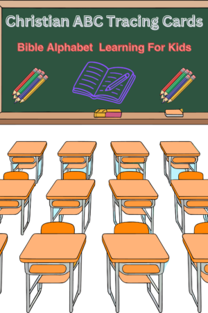 Christian Alphabet Learning Bundle | Bible ABC Tracing Cards & Worksheets | Christian Preschool Printable Pack