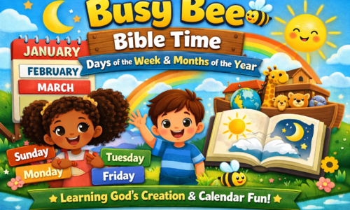 Busy Bee Bible Time: Days of the Week & Months of the Year 🐝💛 Mini Lesson