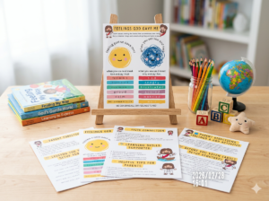 Feelings God Gave Me – Bible-Based Emotions Matching Activity (Parent & Teacher Guided Set)