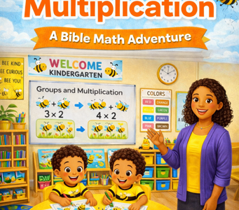 “Busy Bees Learning Multiplication with God”