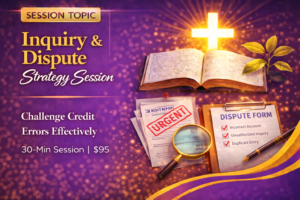 Inquiry & Dispute Strategy Private Session