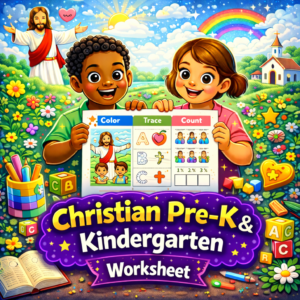 Christian Preschool & Kindergarten Worksheets